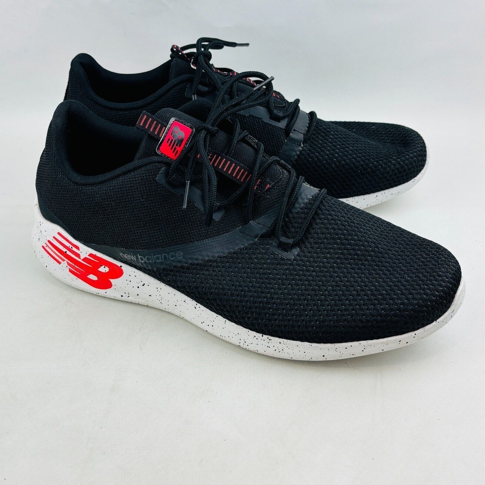 New Balance Cush+ District Run V1 Shoe Mens 14 Black Mesh‎ Running Training